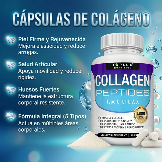 OmniColágeno Pro: 60 Capsulas De Colágeno Peptides.  💎
