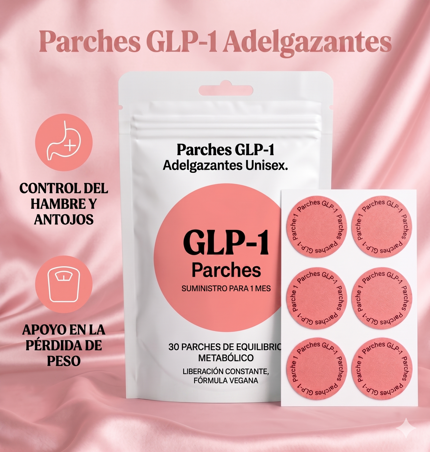 Parches GLP-1 Adelgazantes Unisex